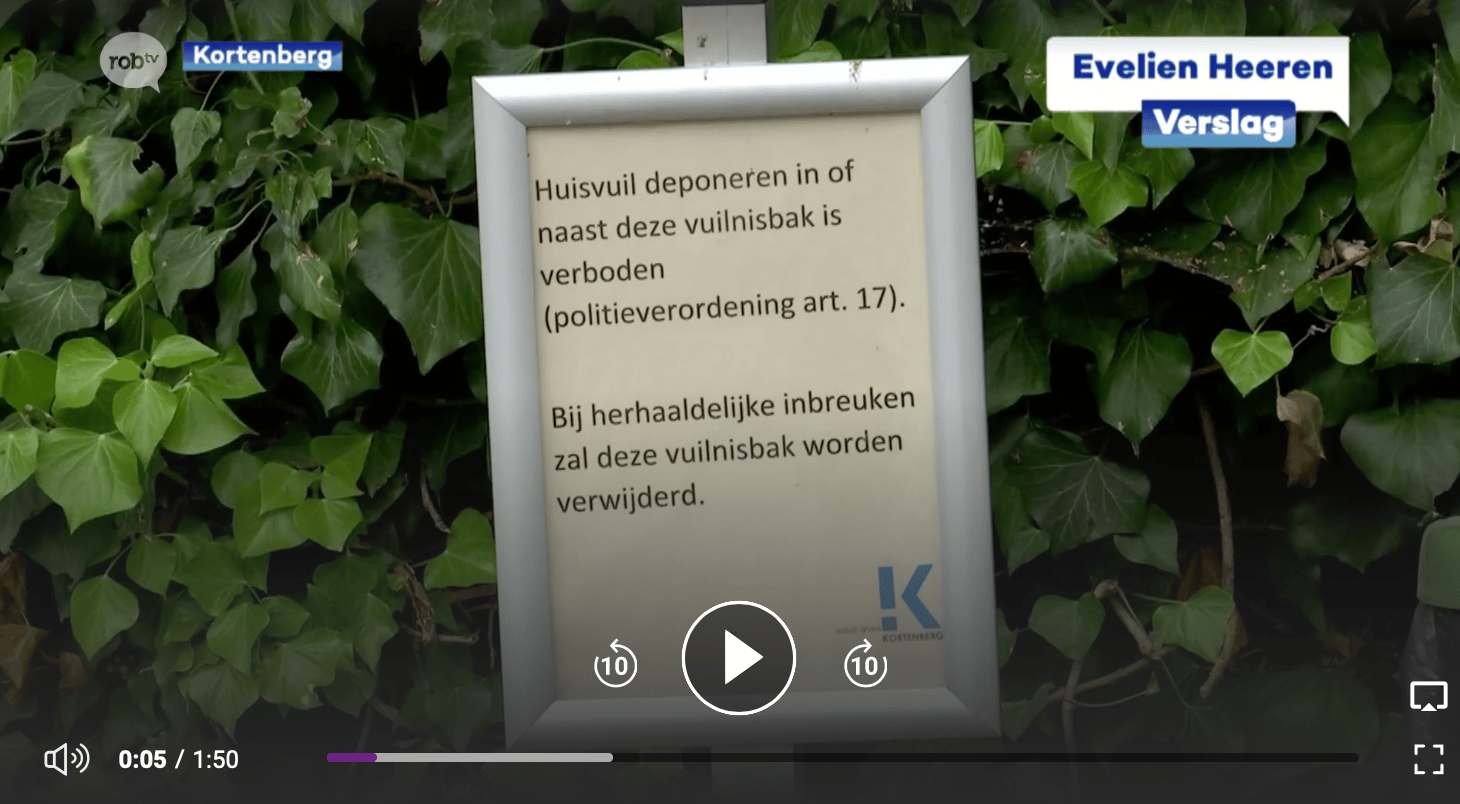 Kortenberg zet mobiele camera’s in om sluikstorten tegen te gaan